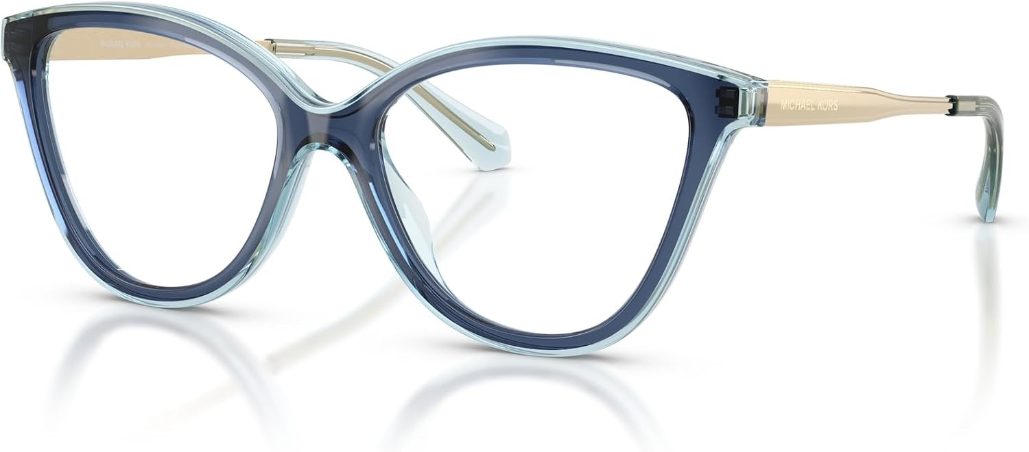 image:imageMichael Kors womens Mk4190u Costa Brava Universal Fit Cat Eye Prescription Eyewear FramesNavyDemo