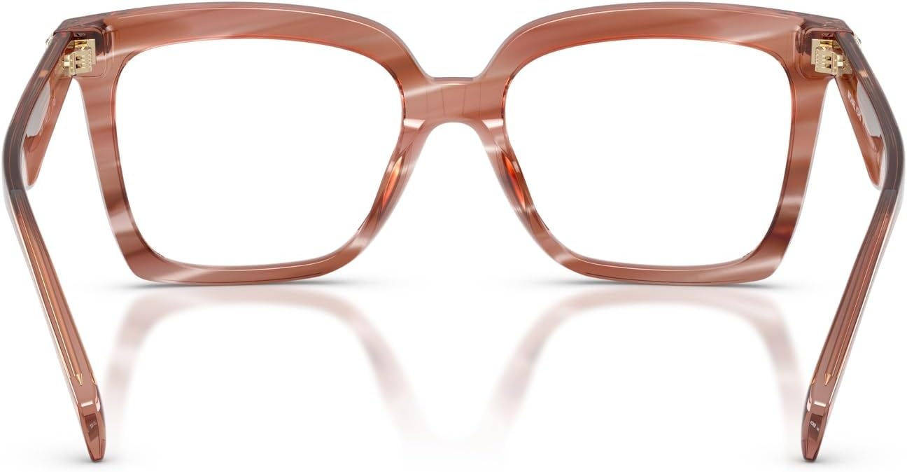 image:imageMichael Kors womens Mk4191bu Exumas Universal Fit Square Prescription Eyewear FramesPink HornDemo