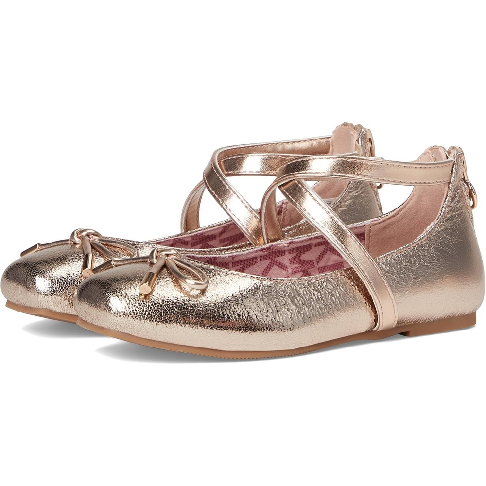 image:imageMichael Kors Girls Colette BallerinaRose Gold Metallic
