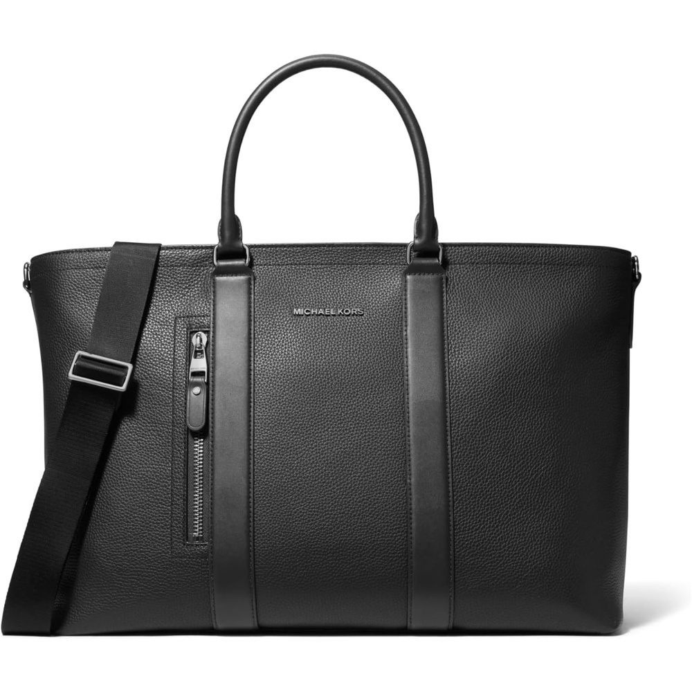 image:imageMichael Kors Hudson Getaway ToteLight Gunmetal HardwareBlack
