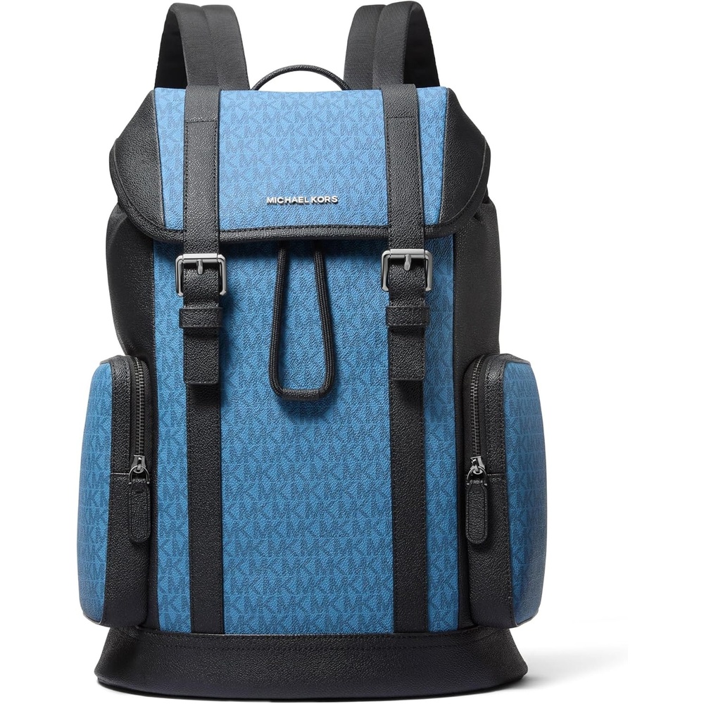 image:imageMichael Kors Mens City Buckle Backpack GunmetalHardwareSignatureImperial BlueGunmetalhardwareSignatureImperial Blue