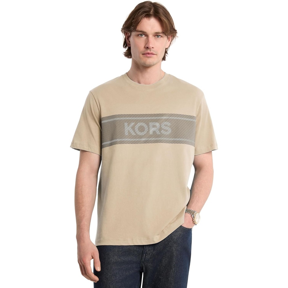 image:imageMichael Kors Mens Graphic TShirtKors Chest LogoDusty Sage