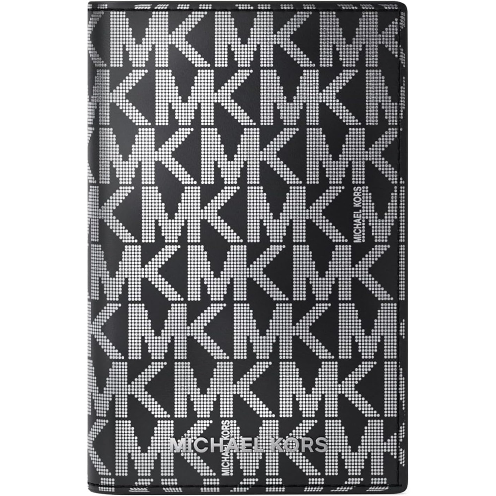 image:imageMichael Kors Mens Hudson Folding Card Case Black One SizeBlack Foil