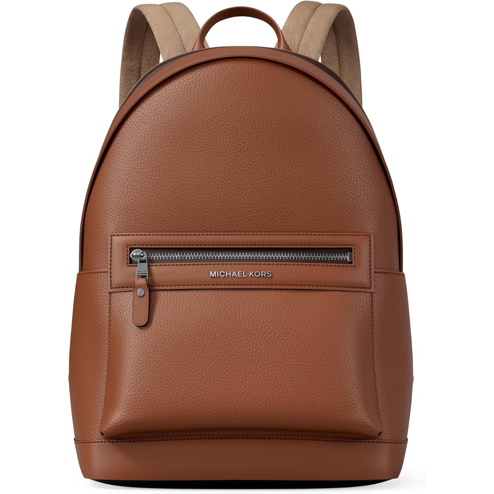 image:imageMichael Kors Mens Jet Set Backpack SilverTone HardwareMatte Pebble LeatherBlackLuggage