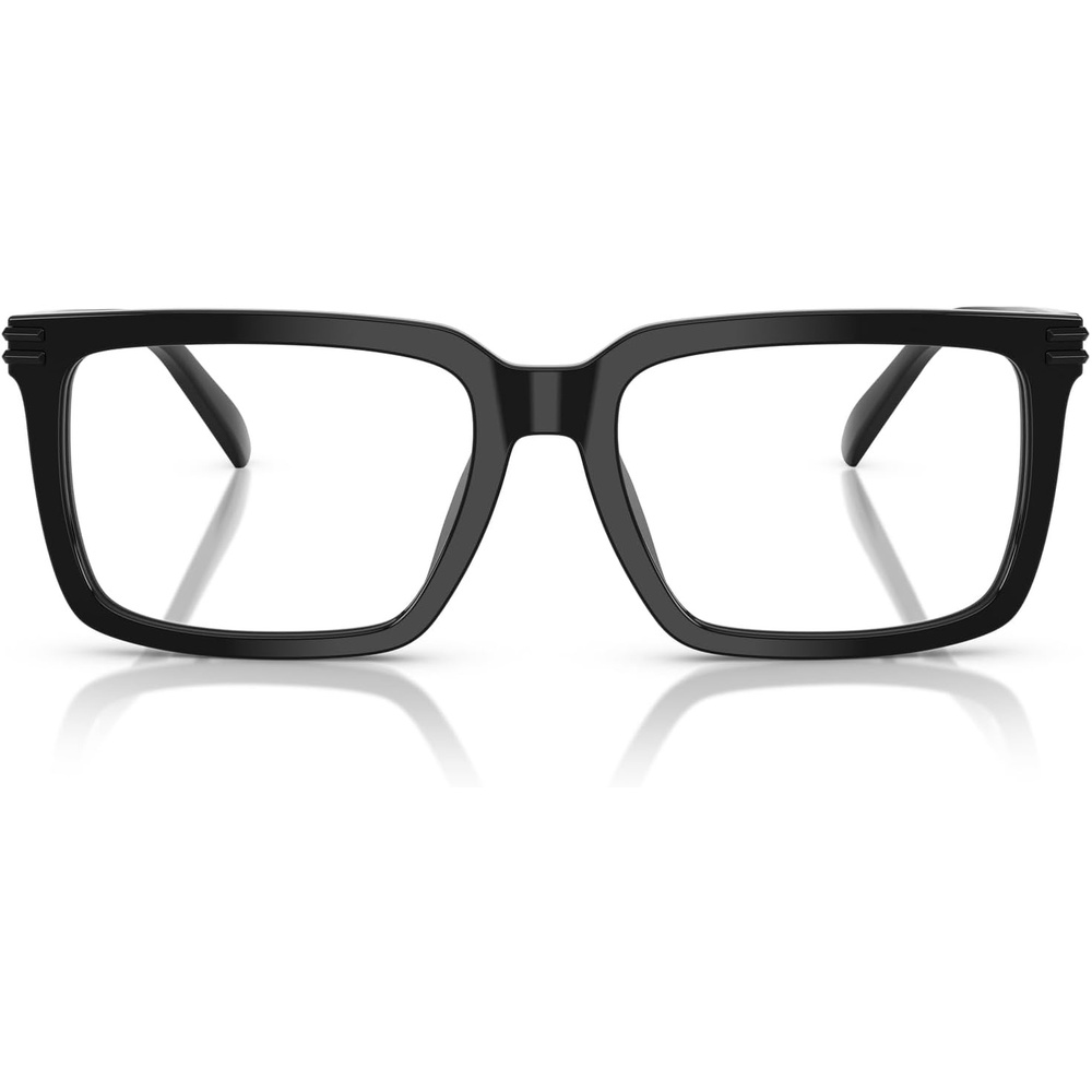 image:imageMichael Kors Mens Mk4155u Bayshore Universal Fit Square Prescription Eyewear FramesBlackDemo Lens