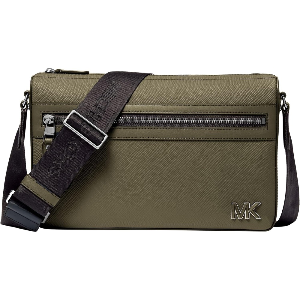 image:imageMichael Kors Unisex Edison Tech Medium MessengerSafari Green