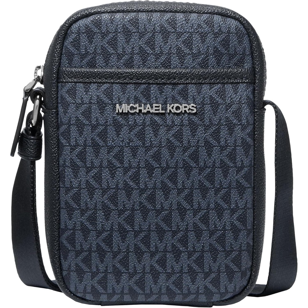 image:imageMichael Kors Unisex Malone Phone Crossbody BagAdmiralPale Blue