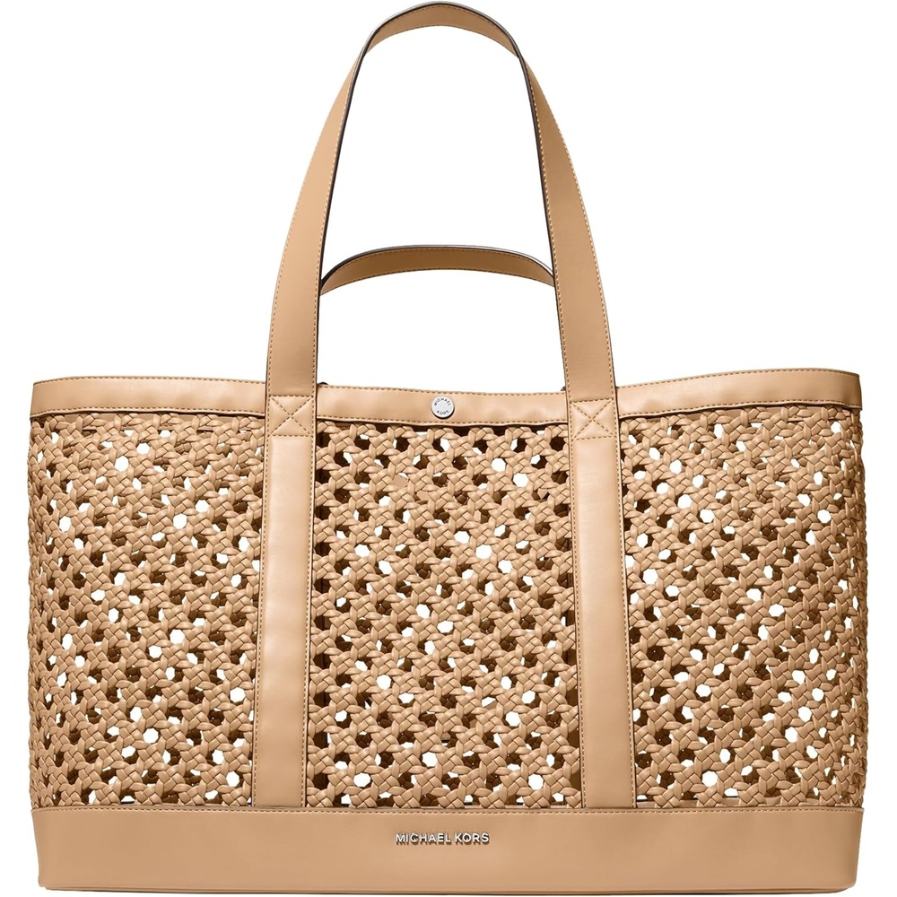 image:imageMichael Kors Whitley Dual Harness ToteSilvertone HardwareLeatherPeanut