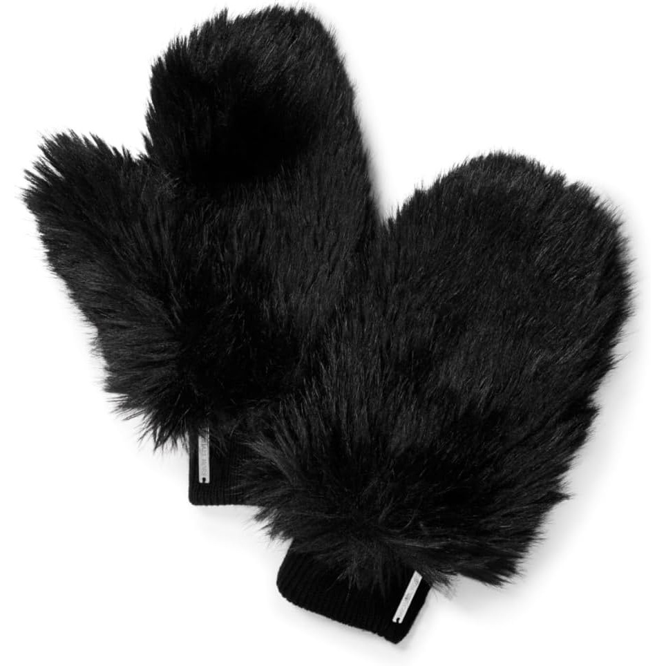 image:imageMichael Kors Womens Faux Fur Merino Glove Black One Size