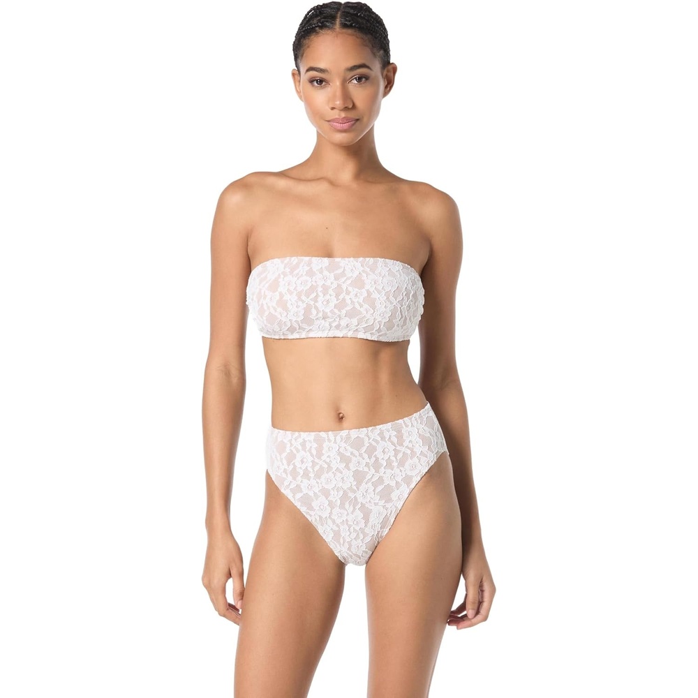image:imageMichael Kors Womens Lace High Waist BottomWhite