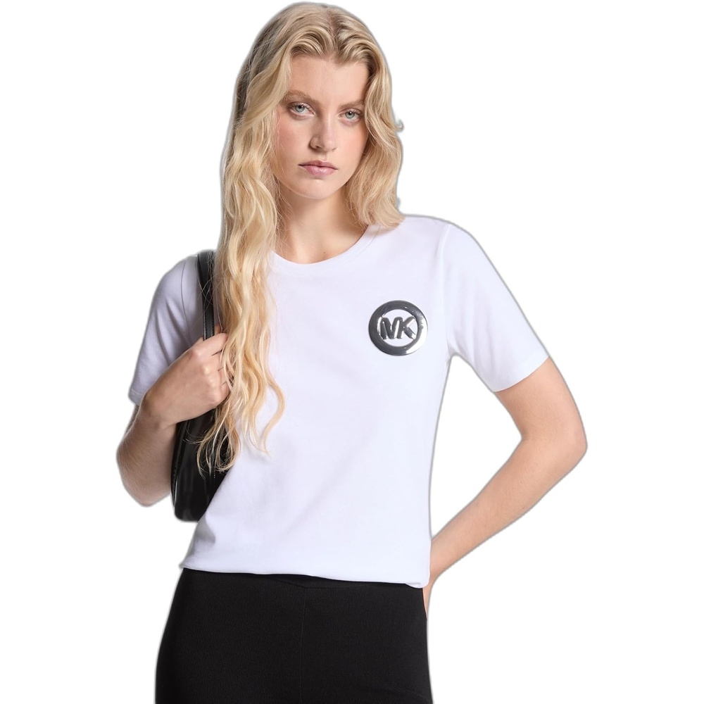 image:imageMichael Kors Womens Mk Charm Classic TeeWhite