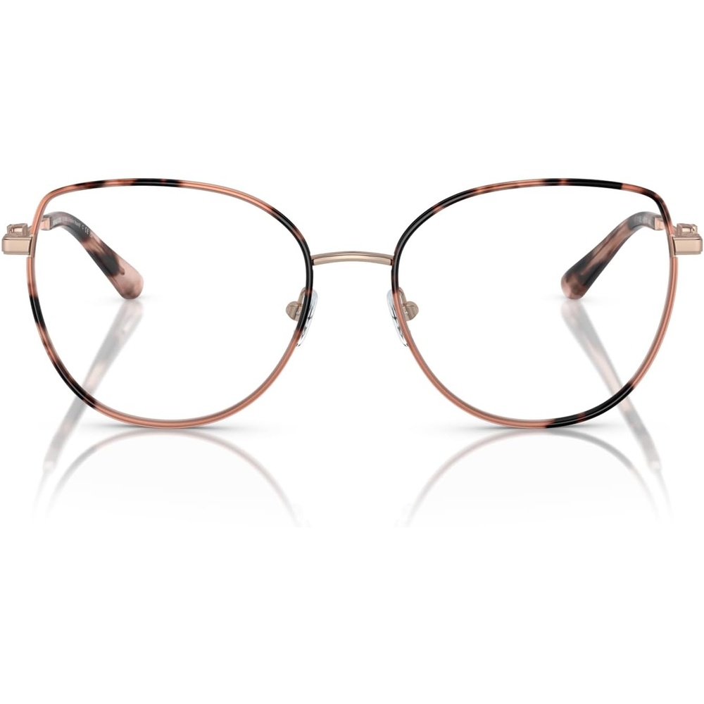 image:imageMichael Kors Womens Mk3066j Empire Round Prescription Eyewear FramesRose GoldPink TortoiseDemo Lens