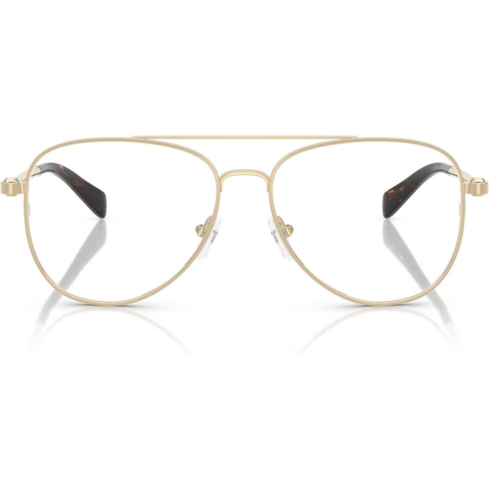 image:imageMichael Kors Womens Mk3089 So Paulo Aviator Prescription Eyewear FramesLight Gold ShinyDemo Lens