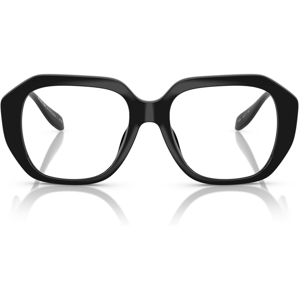 image:imageMichael Kors Womens Mk4148u Valletta Universal Fit Square Prescription Eyewear FramesBlackDemo Lens