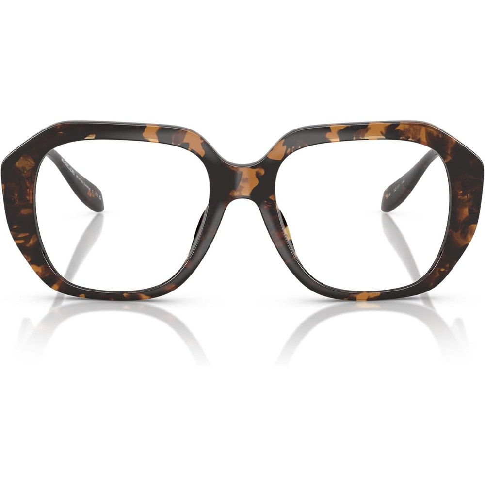 image:imageMichael Kors Womens Mk4148u Valletta Universal Fit Square Prescription Eyewear FramesDark TortoiseDemo Lens