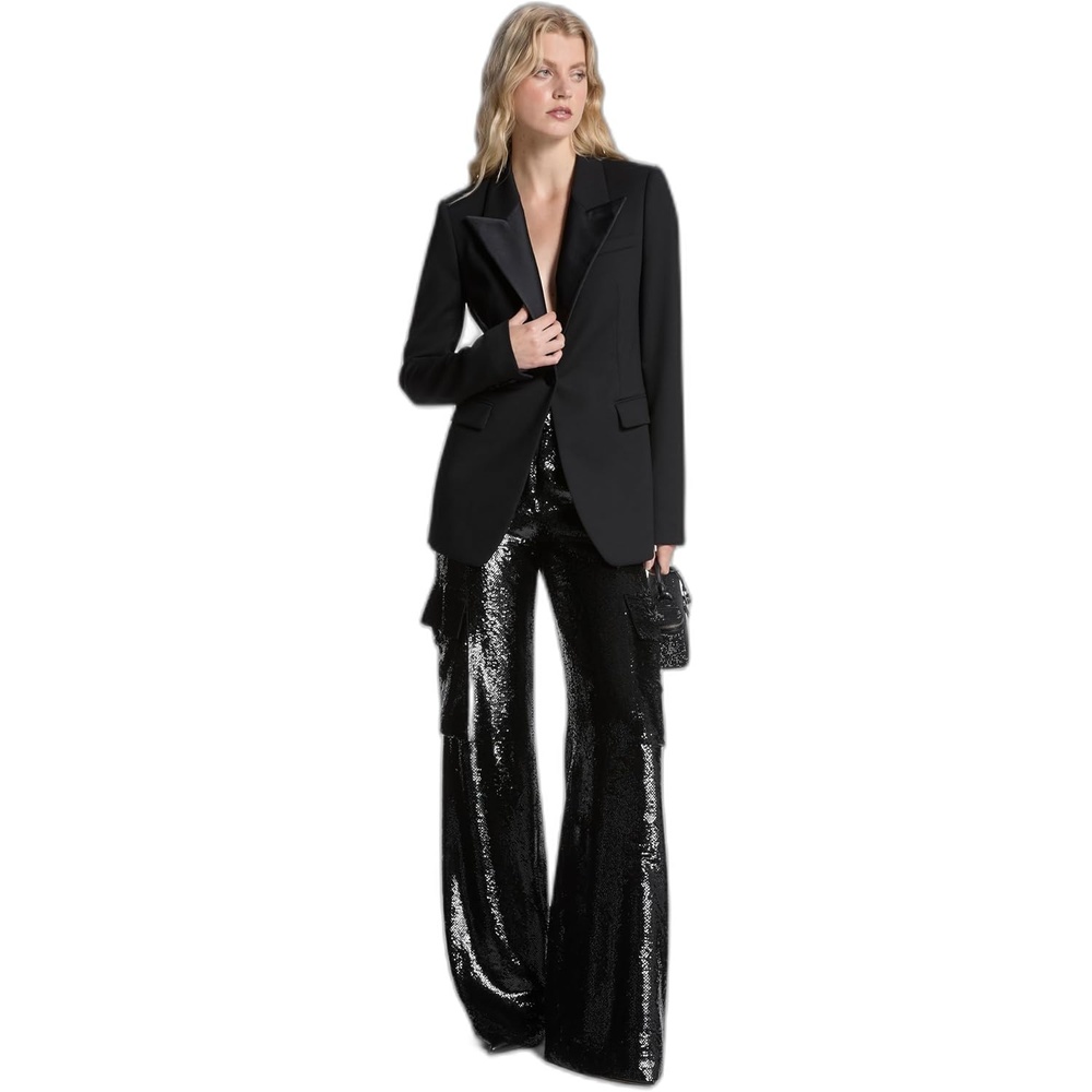 image:imageMichael Kors Womens Tuxedo BlazerBlack