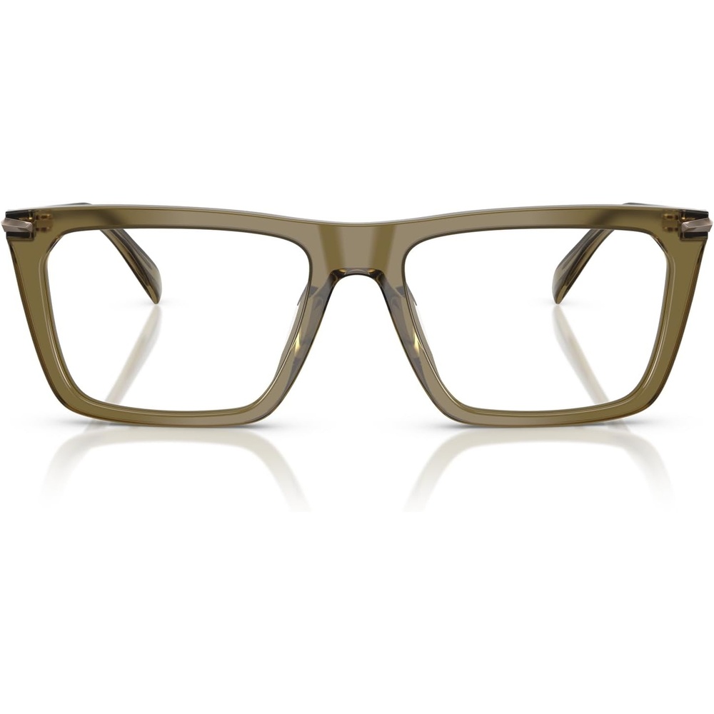 image:imageMichael Kors mens Mk4157u Echo Park Universal Fit Rectangular Prescription Eyewear FramesOlive TransparentDemo Lens
