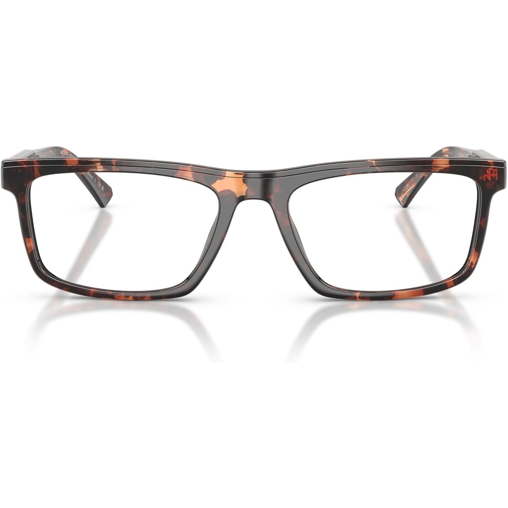image:imageMichael Kors mens Mk4189u Kahulu Universal Fit Rectangular Prescription Eyewear FramesDark TortoiseDemo