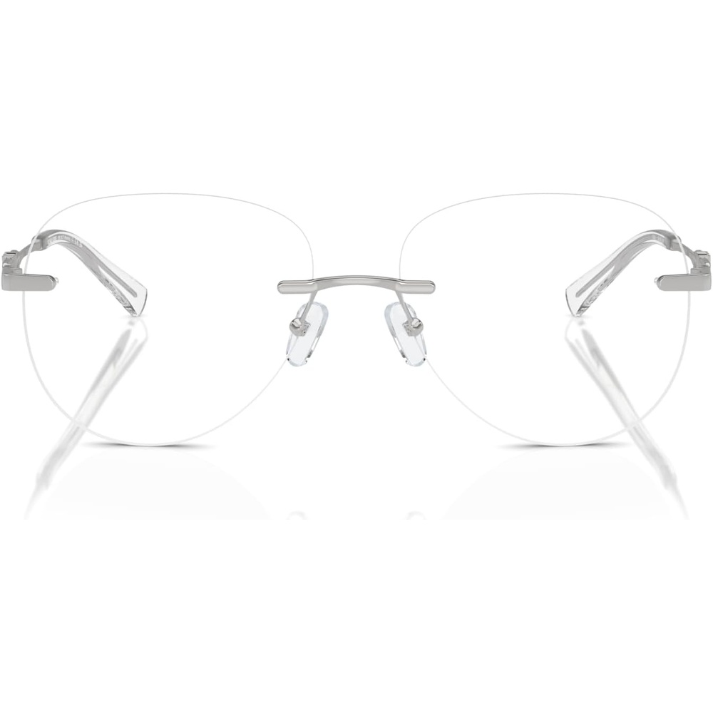 image:imageMichael Kors womens Mk3077 Kyoto Round Prescription Eyewear FramesShiny SilverDemo Lens