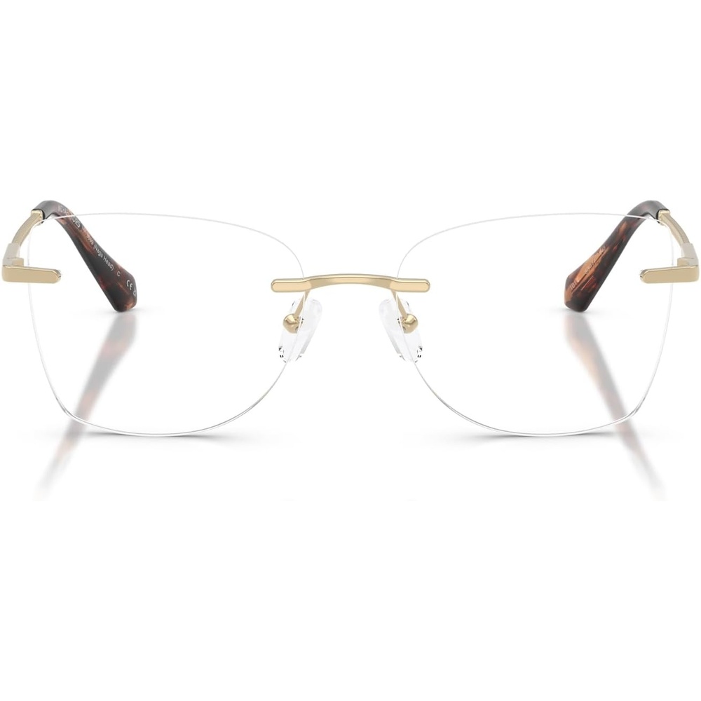 image:imageMichael Kors womens Mk3099 Nags Head Square Prescription Eyewear FramesLight GoldDemo