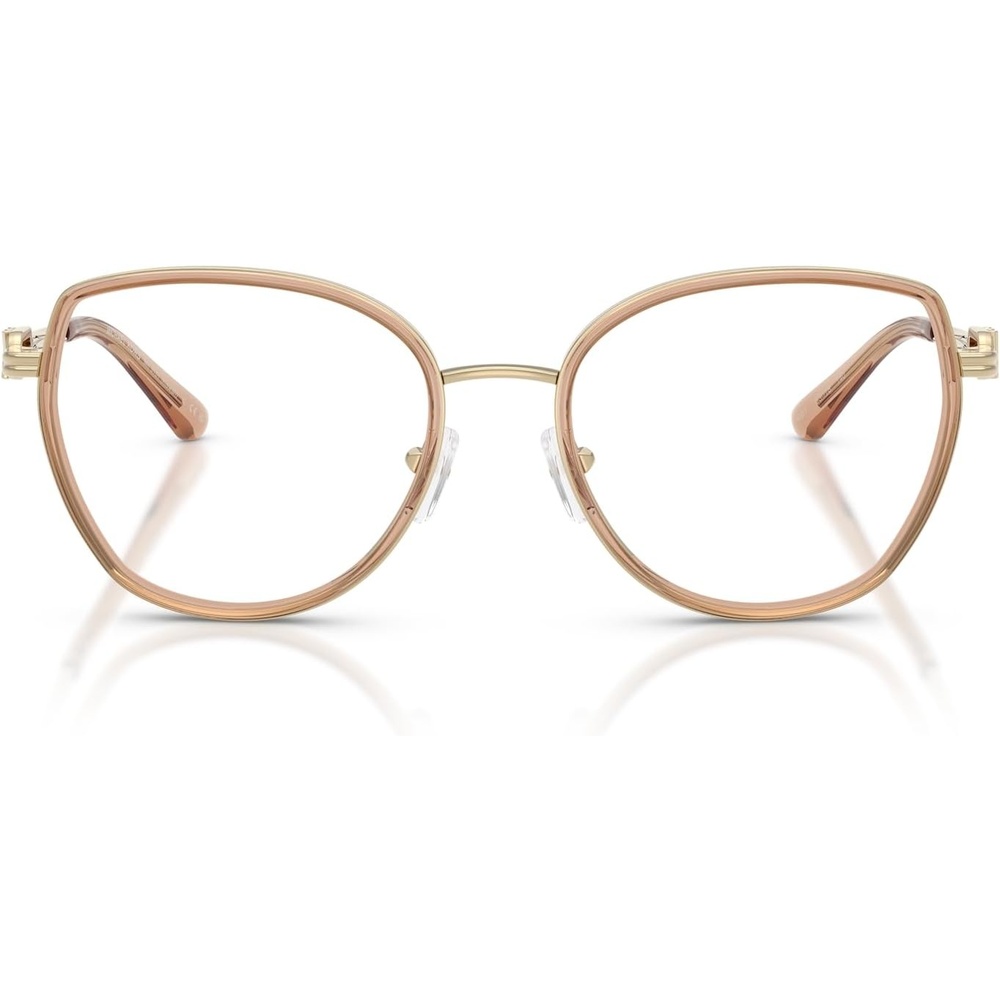 image:imageMichael Kors womens Mk3101 Kiawah Round Prescription Eyewear FramesLight BrownDemo