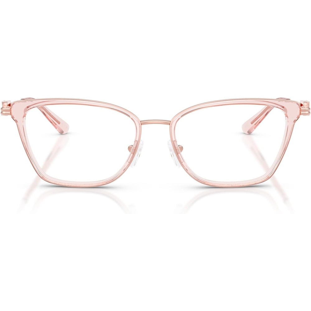 image:imageMichael Kors womens Mk3102 Myrtle Beach Rectangular Prescription Eyewear FramesPink TransparentDemo
