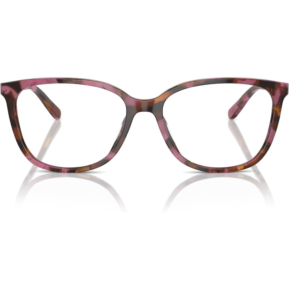 image:imageMichael Kors womens Mk4067u Santa Clara Universal Fit Square Prescription Eyewear FramesPlum Graphic TortoiseDemo Lens