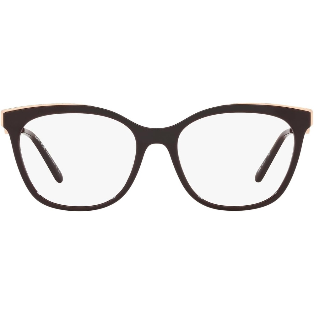 image:imageMichael Kors womens Mk4076u Rome Universal Fit Square Prescription Eyewear FramesCordovanDemo Lens