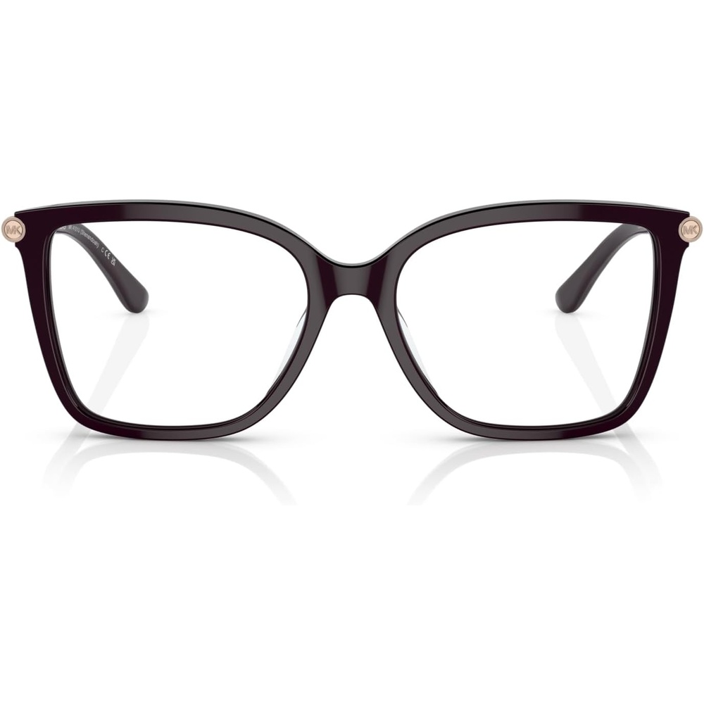image:imageMichael Kors womens Mk4101u Shenandoah Universal Fit Square Prescription Eyewear FramesCordovanDemo Lens
