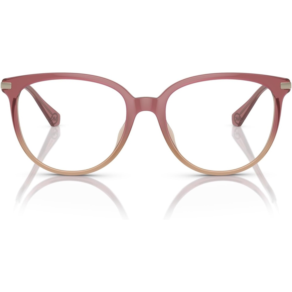 image:imageMichael Kors womens Mk4106u Westport Universal Fit Round Prescription Eyewear FramesDusty Rose Light BrownDemo Lens