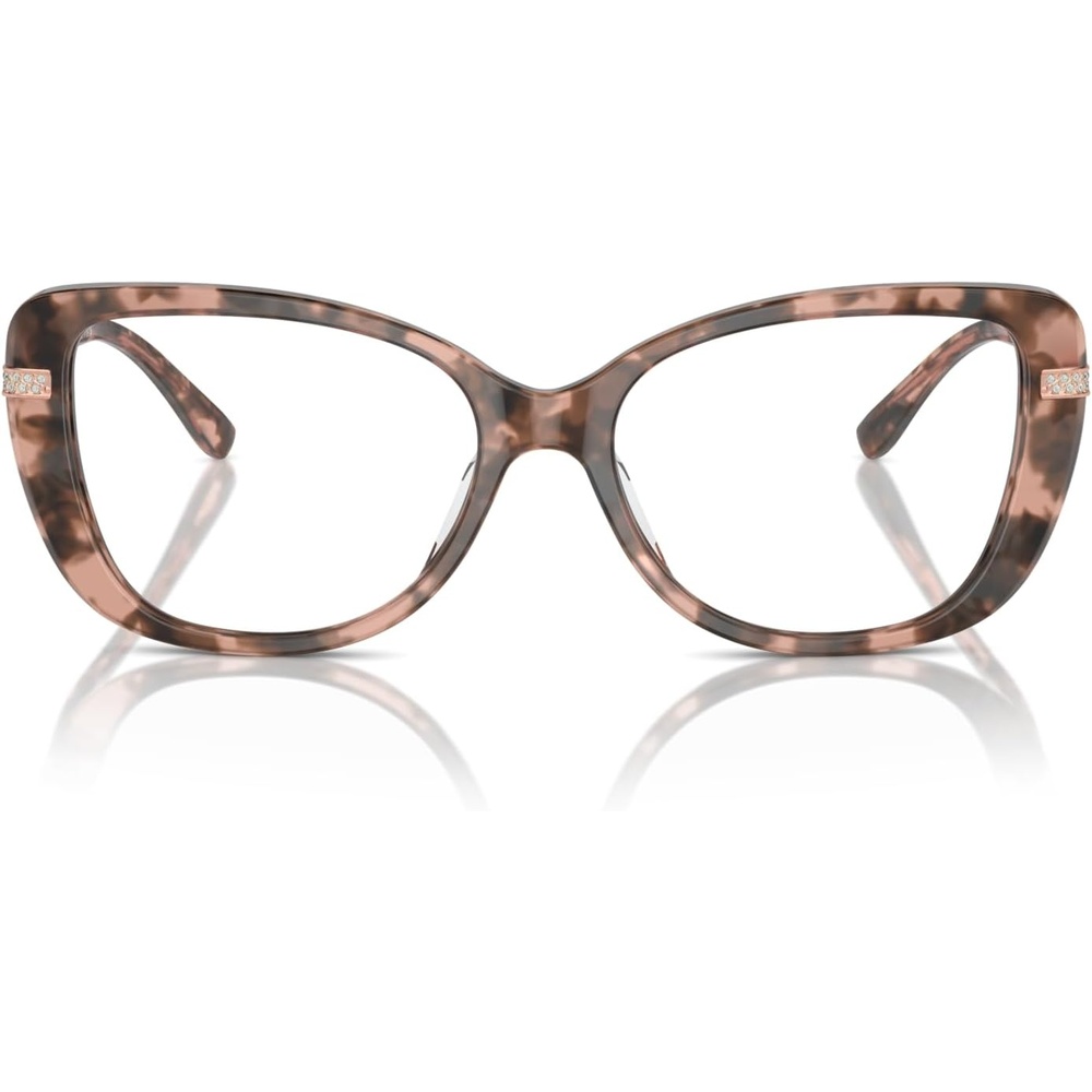 image:imageMichael Kors womens Mk4125bu Formentera Universal Fit Cat Eye Prescription Eyewear FramesPink TortoiseDemo Lens