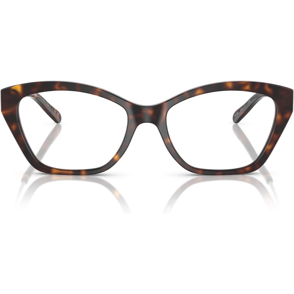 image:imageMichael Kors womens Mk4136 Makena Beach Square Prescription Eyewear FramesDark TortoiseDemo Lens
