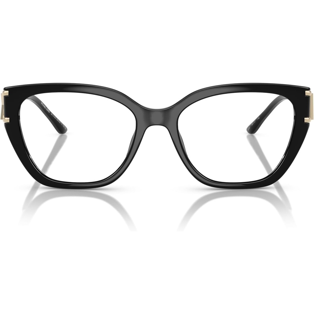 image:imageMichael Kors womens Mk4140u Bierzo Universal Fit Square Prescription Eyewear FramesBlackDemo Lens