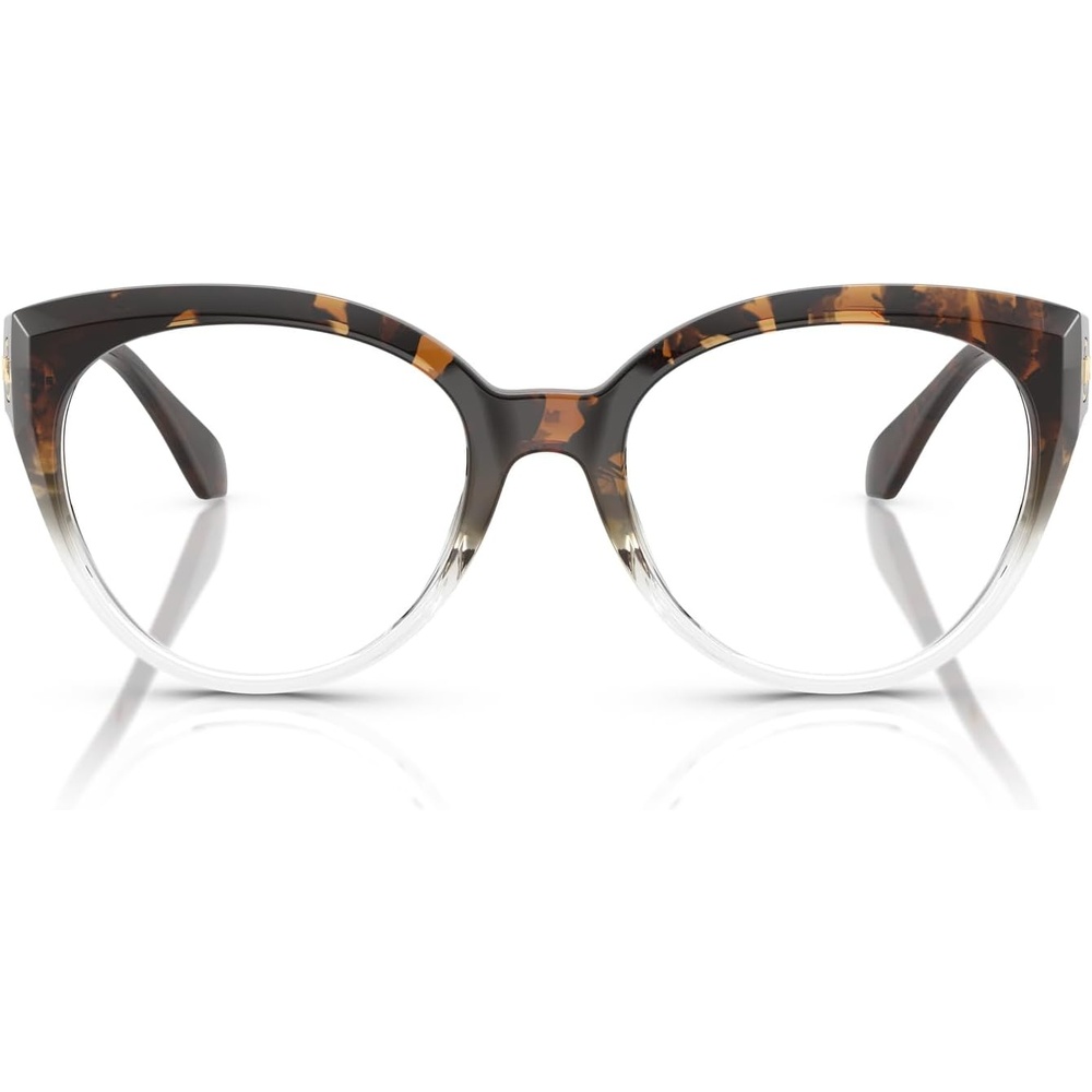 image:imageMichael Kors womens Mk4145u Amelia Island Universal Fit Round Prescription Eyewear FramesDark Tortoise to ClearDemo Lens