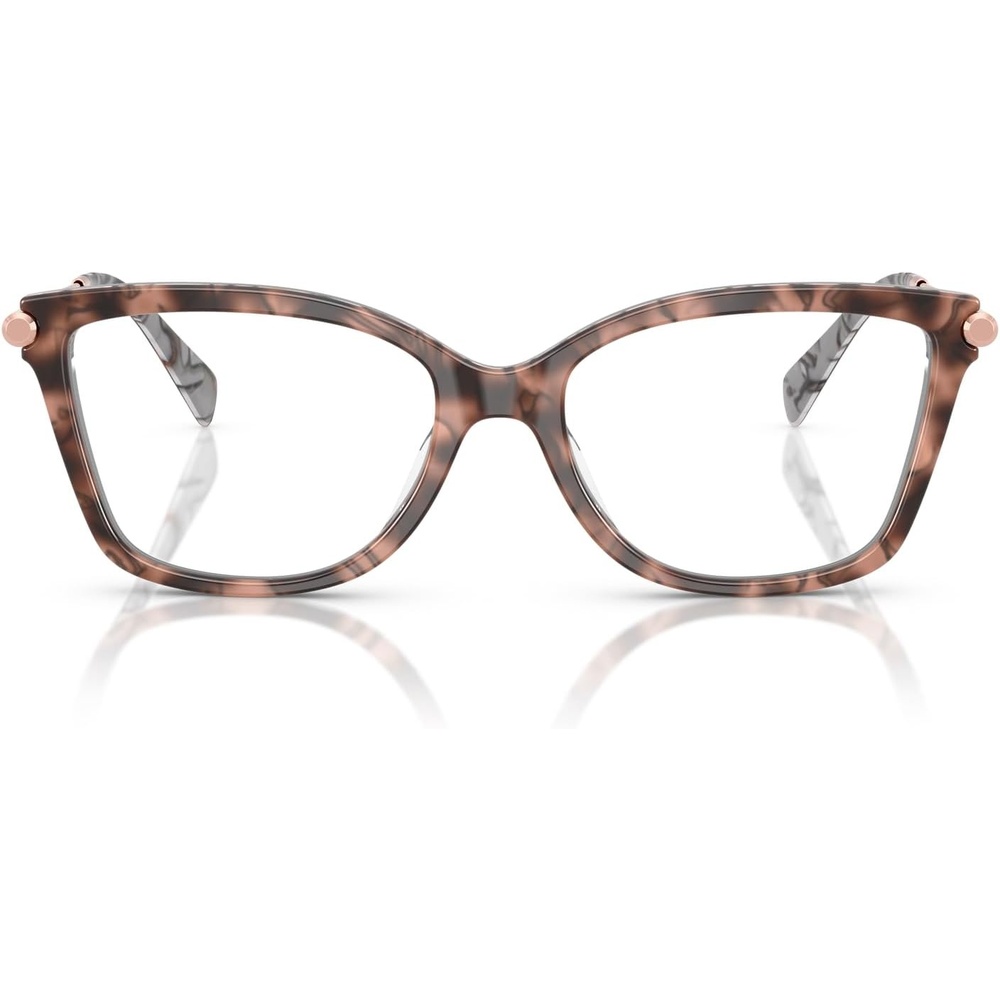 image:imageMichael Kors womens Mk4150u Kingston Universal Fit Rectangular Prescription Eyewear FramesPink TortoiseDemo Lens