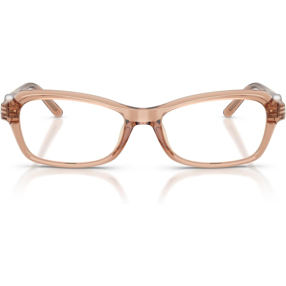 image:imageMichael Kors womens Mk4182u Hakone Universal Fit Round Prescription Eyewear FramesLight Brown TransparentDemo