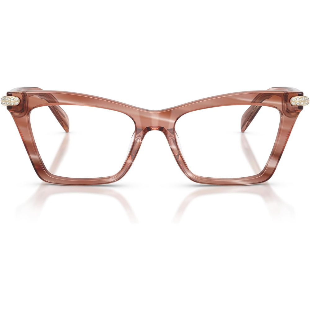 image:imageMichael Kors womens Mk4185bu Jamaica Universal Fit Cat Eye Prescription Eyewear FramesPink HornDemo