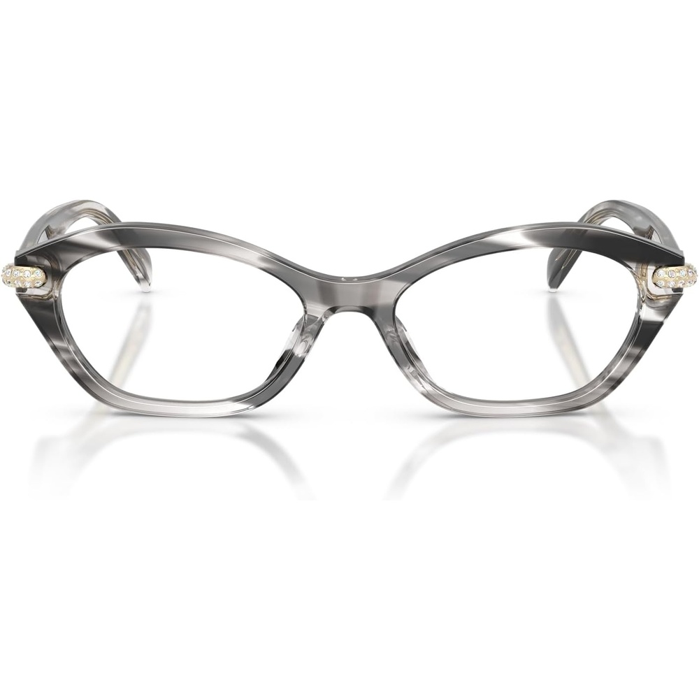 image:imageMichael Kors womens Mk4186bu Saint Lucia Universal Fit Oval Prescription Eyewear FramesBlack HornDemo