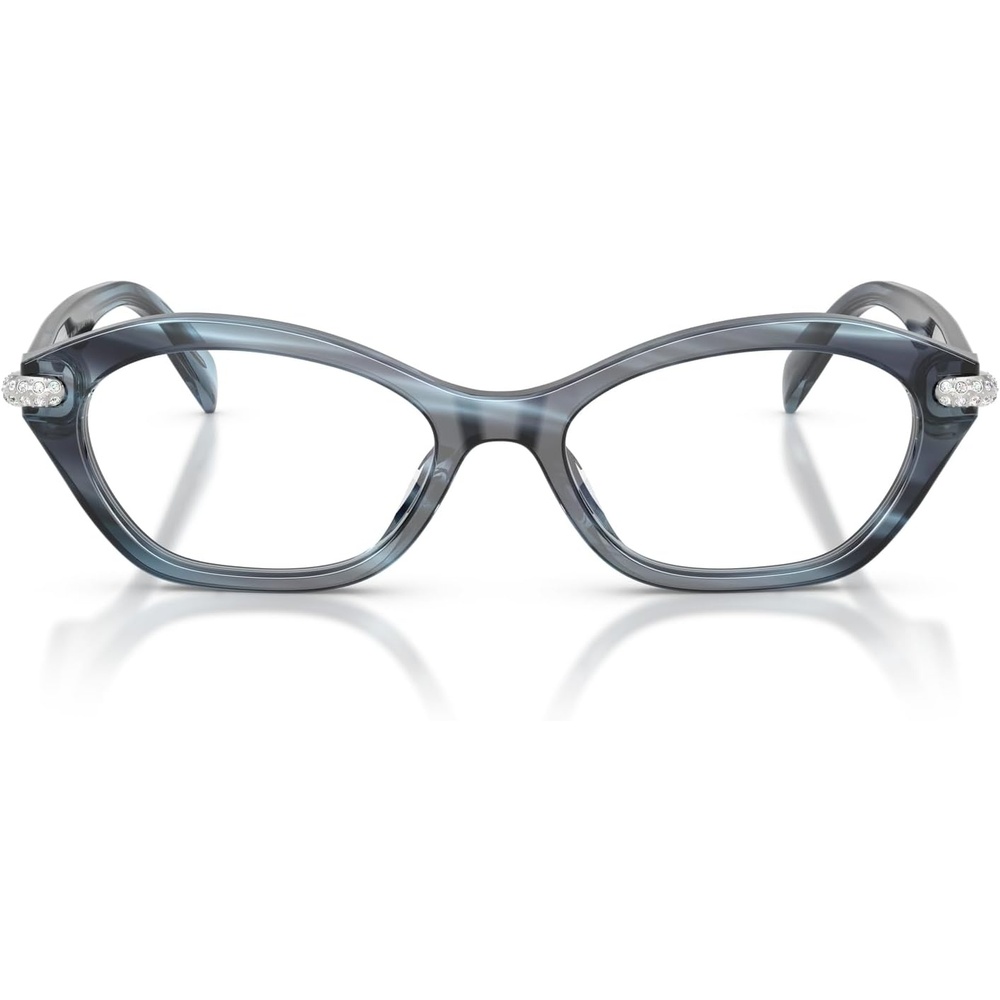 image:imageMichael Kors womens Mk4186bu Saint Lucia Universal Fit Oval Prescription Eyewear FramesDenim HornDemo