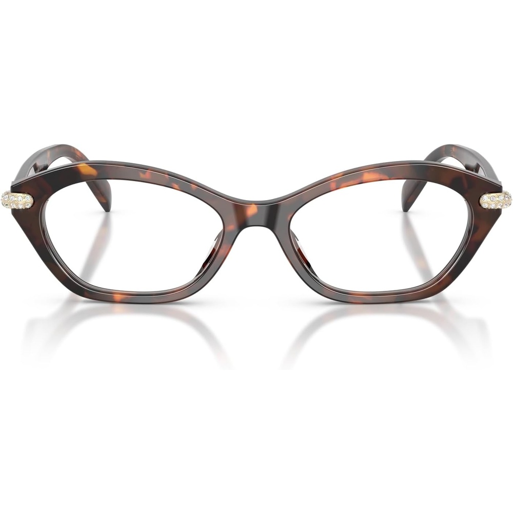 image:imageMichael Kors womens Mk4186bu Saint Lucia Universal Fit Oval Prescription Eyewear FramesLuggage TortoiseDemo