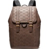 Brushed Gold-tone Hardware/Chocolate