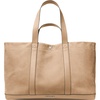 Silver-tone Hardware/Leather/Khaki