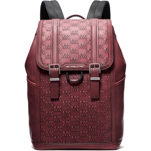 Michael Kors Colby Medium Buckle Flap Backpack, Nickel-Tone Hardware/Oxblood(Nickel-tone Hardware/Oxblood)