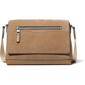 Michael Kors Dakota Small Flap Messenger Bag, Nickel-Tone Hardware/Husk