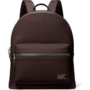 Michael Kors Edison Dome Backpack(Black Hardware/Chocolate)
