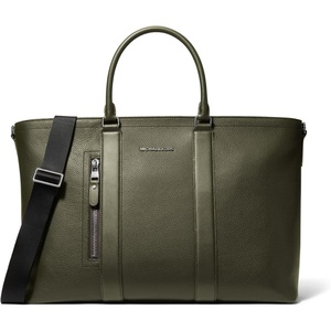Michael Kors Hudson Getaway Tote(Light Gunmetal Hardware/Ivy)