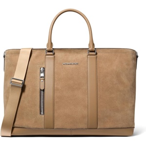 Michael Kors Hudson Getaway Tote(Nickel-tone Hardware/Husk)