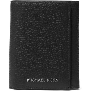 Michael Kors Hudson Trifold Wallet with ID(Black)