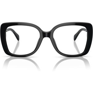 Michael Kors MK4104U Perth Universal Fit Prescription Eyewear Frames, Black/Demo Lens, 53 mm