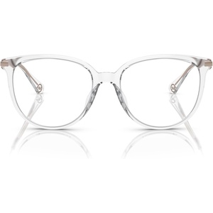 Michael Kors MK4106U Westport Universal Fit Prescription Eyewear Frames, Clear Transparent/Demo Lens, 54 mm